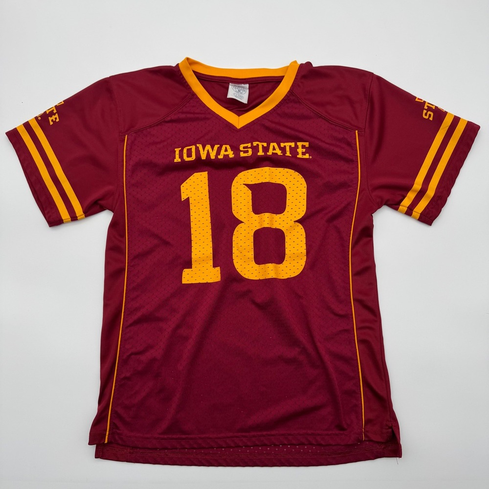 Rivalry Threads Iowa State Cyclones Kids Football‎ Jersey Size L 12/14 Youth
